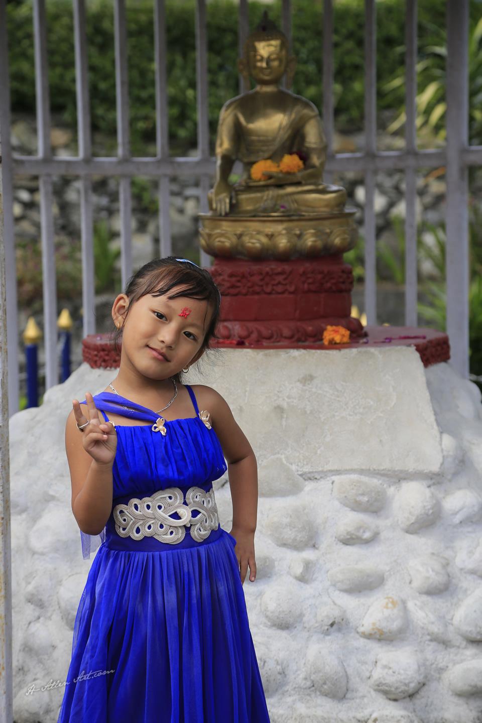 Charming Girl, Patan City, Kathmandu, Nepal Charming Girl, Patan City, Kathmandu, Nepal